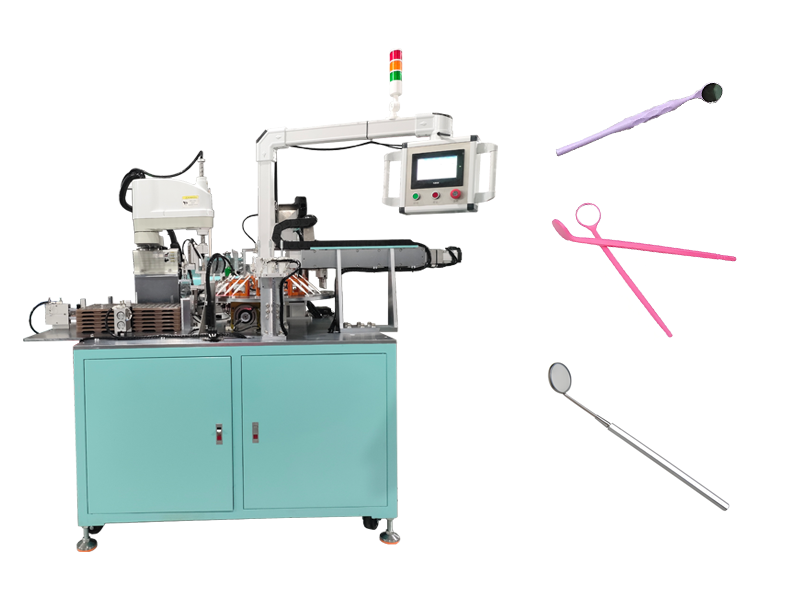 Dental mirror automatic assembly machine ensures higher quality standards during production