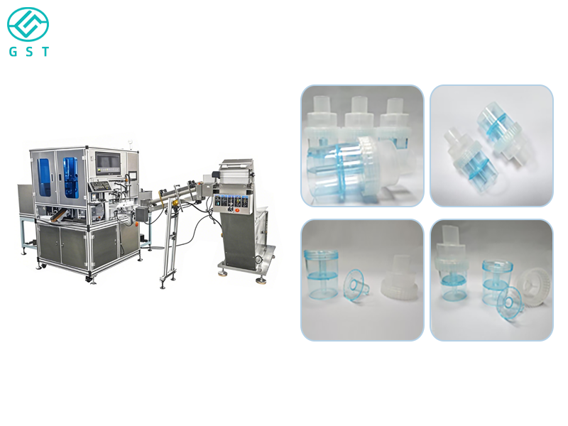 Automatic assembly machine for atomizer filters, fully automatic assembly equipment for medical cons