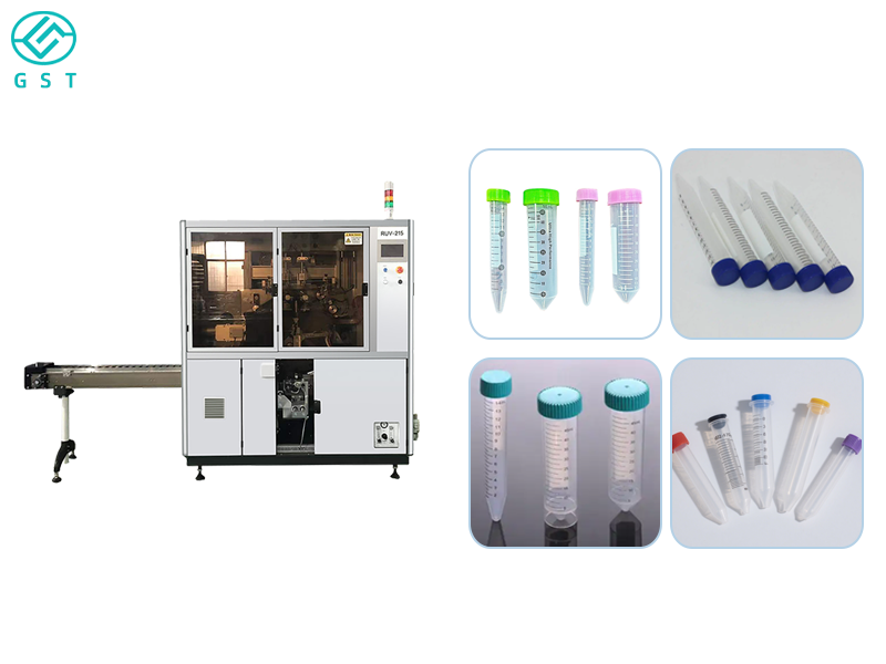 Automatic Screen Printing Machine for Centrifuge Tubes | Automatic Graduated Marking Equipment for C